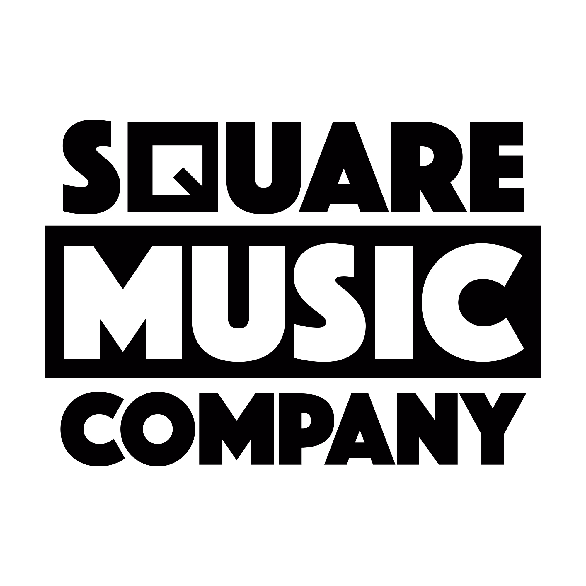 square music company logo footer